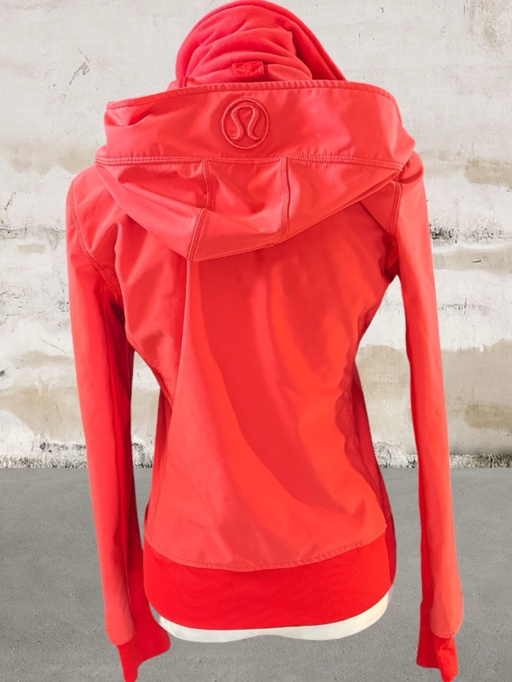 Lululemon $148 Uba Hoodie Softshell Love Red Size 6 - Picture 6 of 7